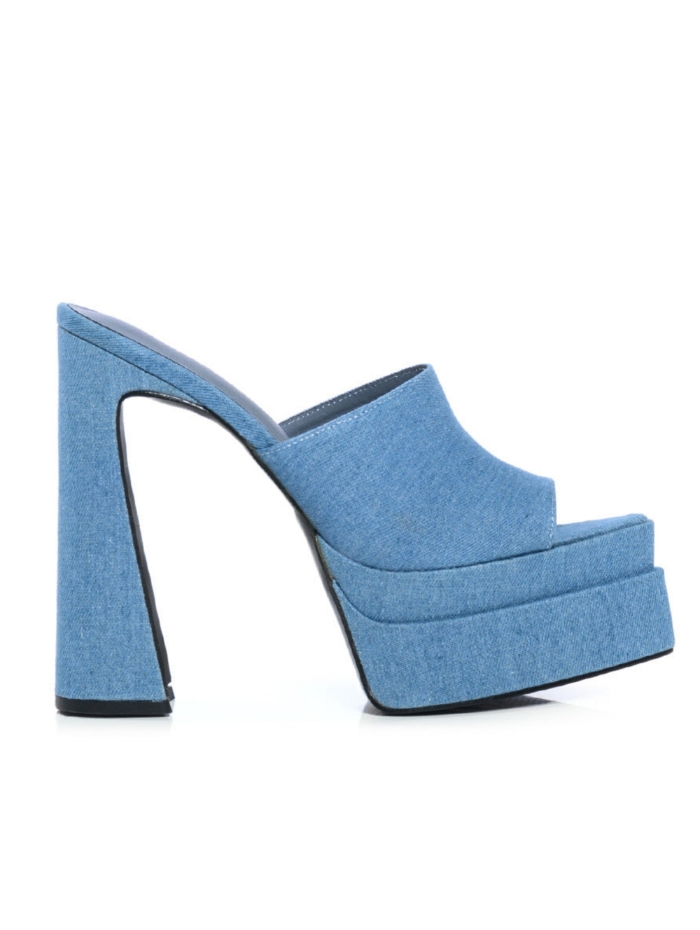 AZALEA WANG | Rheya Chunky Denim Mule